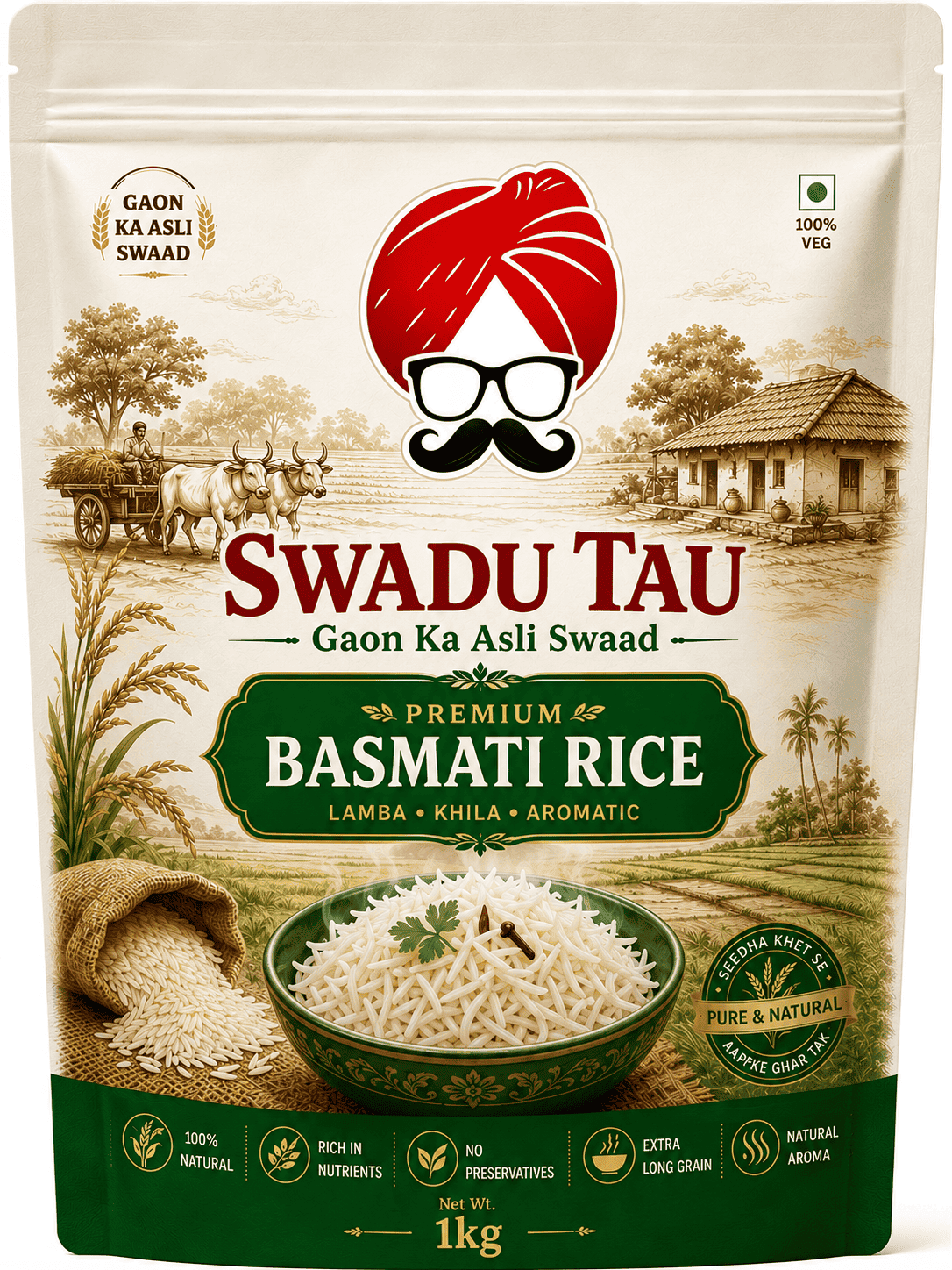 1Kg Premium Basmati Rice