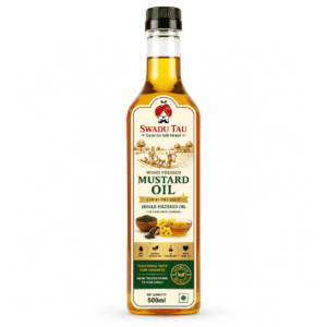 500ml : Wood Pressed Mustard Oil