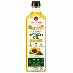 Cold Pressed Unrefined Sunflower Oil 500ml Chemical Free & All Natural
